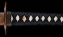 Katana Antigua Japonesa con Tsuba de Hierro con Incrustaciones de Oro, Atribuida a Chikuzen Nobukuni — NBTHK Hozon